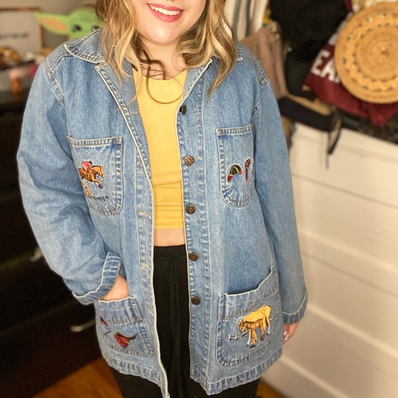 embroidered horse jacket